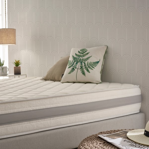 Kõva/keskmise vahuga kahepoolne madrats 180x200 cm Naturcare Aloe Vera - Moonia-image-3