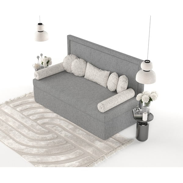 Hall polsterdatud üheinimesevoodi 100x200 cm Scala - Maison de Rêve-image-4