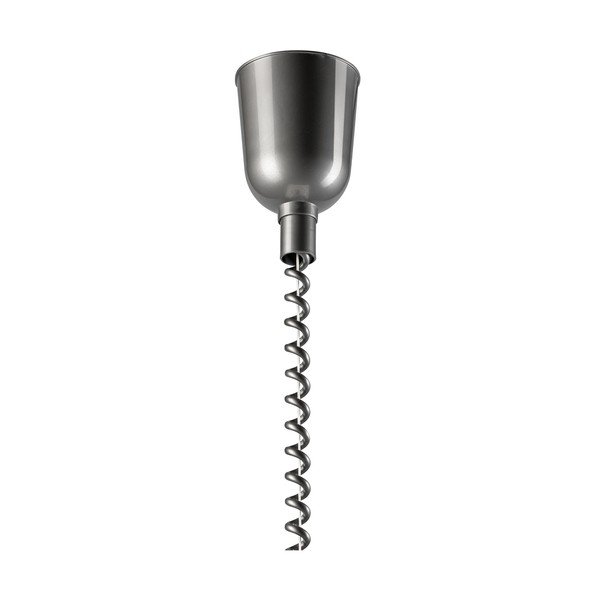 Hõbedane rippvalgusti klaasist varjuga ø 30 cm Ciara - LAMKUR-image-3