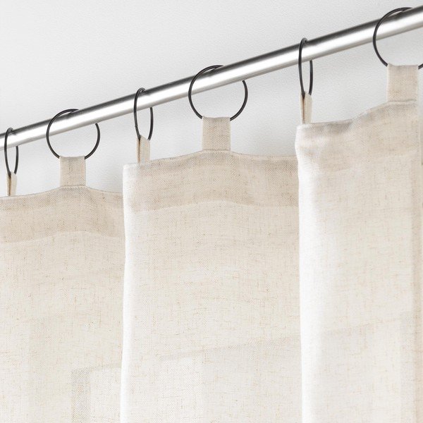 Beež kardin 140x240 cm Pauline - douceur d'intérieur-image-1