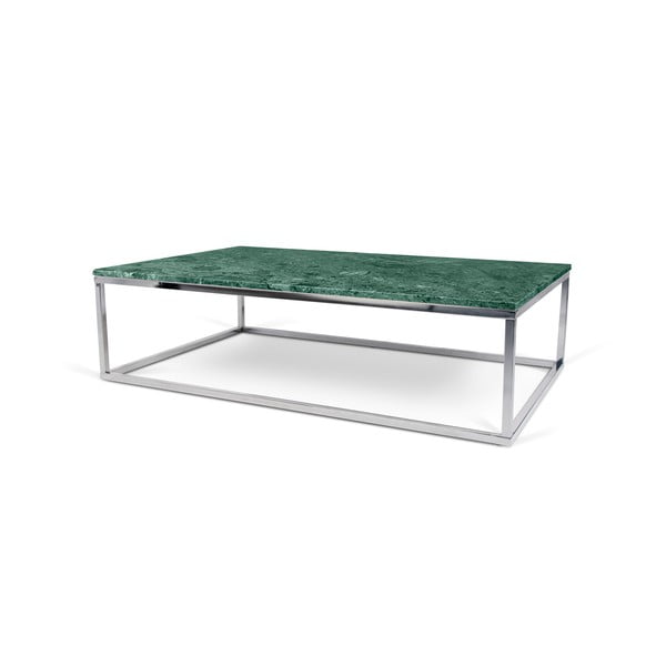 Zelený mramorový konferenční stolek TemaHome Prairie, 75 x 32 cm
