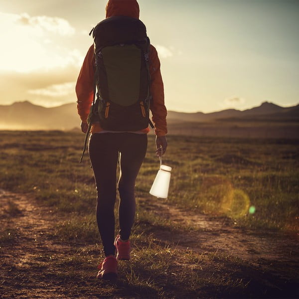 Valge-pruun LED lauavalgusti (kõrgus 20 cm) Bruno - Fischer & Honsel-image-1