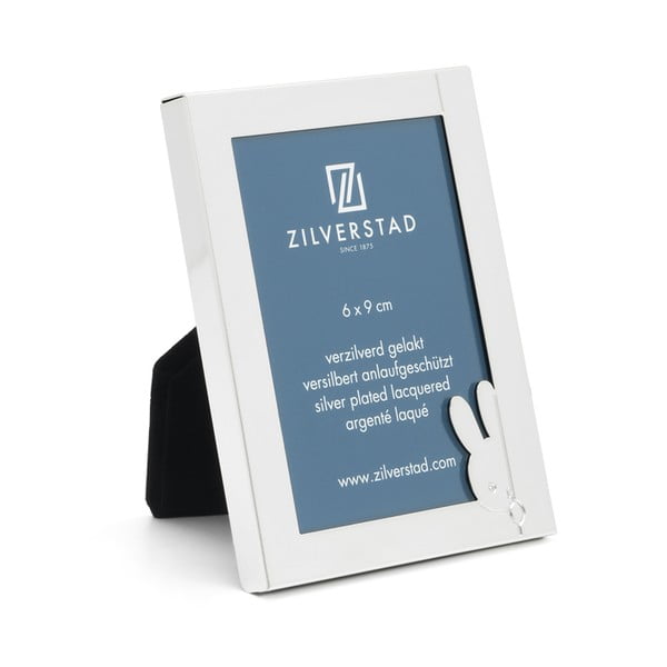 Hõbedane metallist seisuraam 8x10 cm Miffy - Zilverstad-image-3