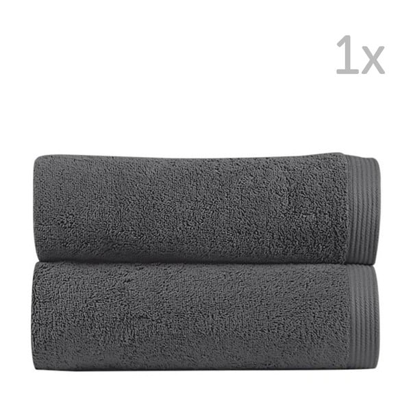 Tmavě šedý ručník Sorema New Plus, 50 x 100 cm