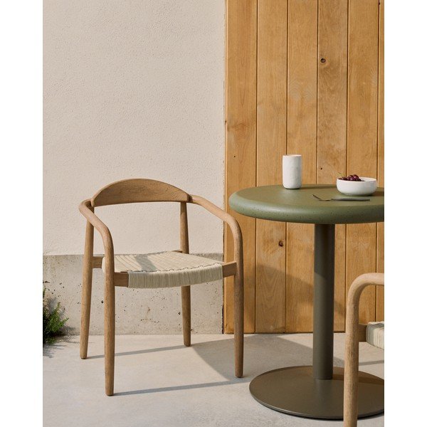 Beež puidust söögitool Nina - Kave Home-image-1