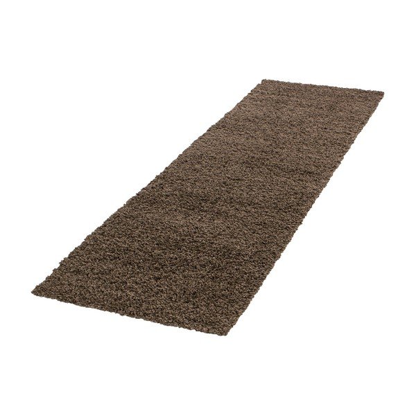 Tumepruun jooksja 80x250 cm Life - Ayyildiz Carpets