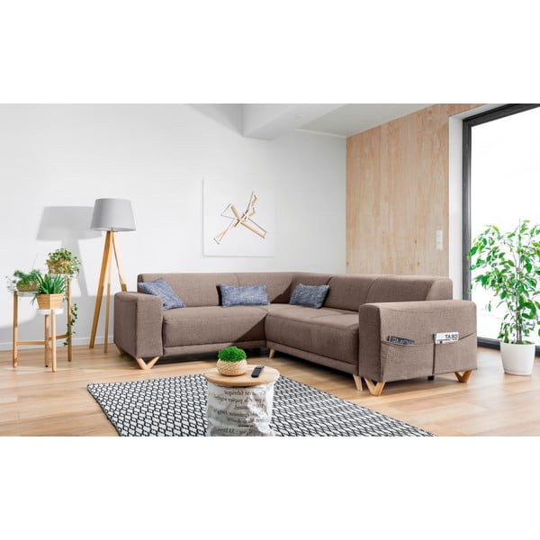 Pruun lahtikäiv/panipaigaga nurgadiivan (vasak nurk/L-kujuline) Classy Sophie – Miuform-image-3