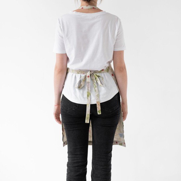 Jõulumotiividega linane põll 80 x 55 cm Daily Apron Jingle Bells - Linen Tales-image-2