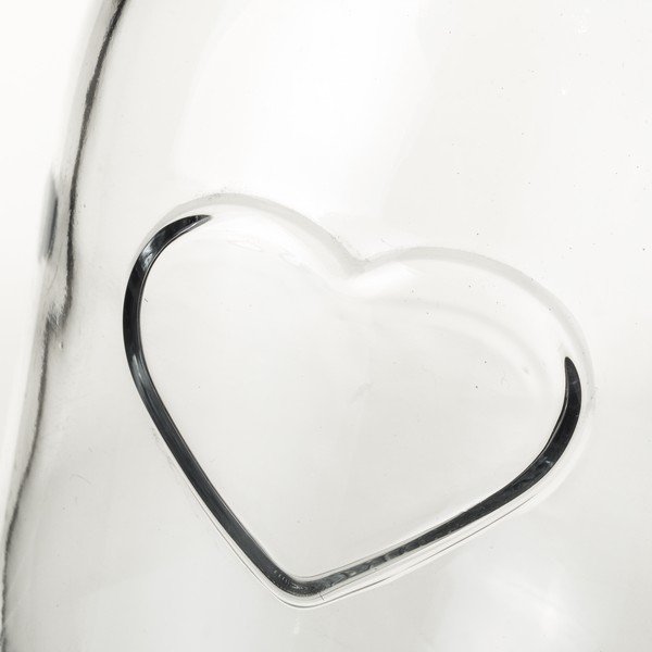Sklenice s korkovým uzávěrem Unimasa Heart, ⌀ 11,2 cm-image-1
