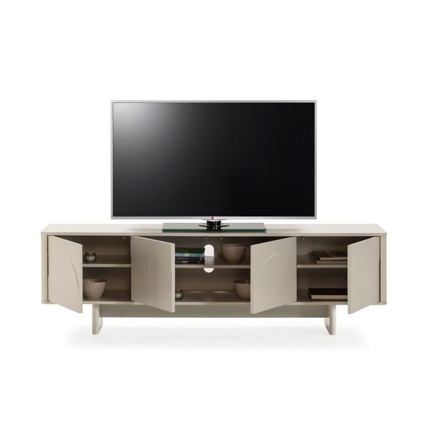 Kreemikas televiisorilaud 180x55x40 cm Solei - MOME-image-2