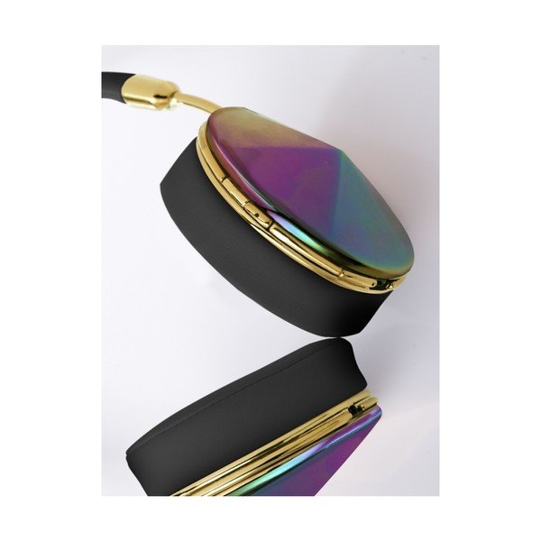 Černá sluchátka s odpojitelným kabelem a duhovými detaily Frends Taylor Wireless-image-2