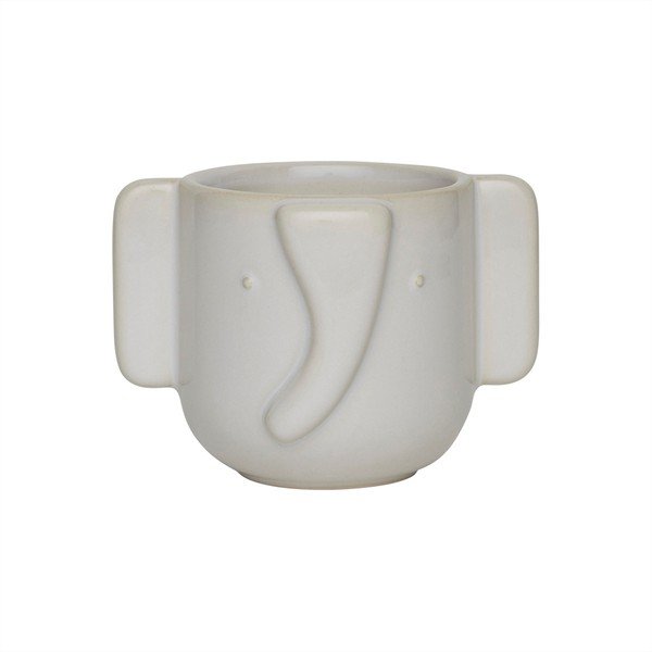 Käsitööna valminud kivist lillepoti kaas ø 9 cm Elephant - OYOY Mini