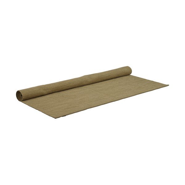 Khaki värvi käsitsi kootud villane vaip 240x340 cm Moorfields - Rowico