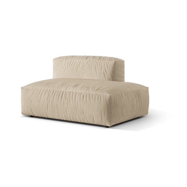 Beež-kreem bukleekangast diivanimoodul (parem nurk) Martina - Micadoni Home-image-1
