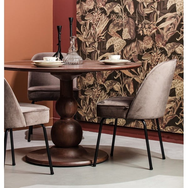 Mangopuidust söögilaud, ø 120 cm Blanco - WOOOD-image-1