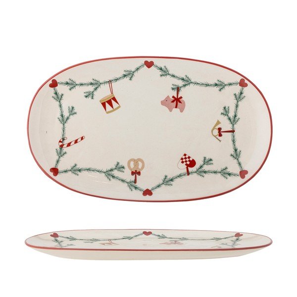 Jõulumotiiviga kamenist vaagen, 23x38,5 cm Yule – Bloomingville-image-3