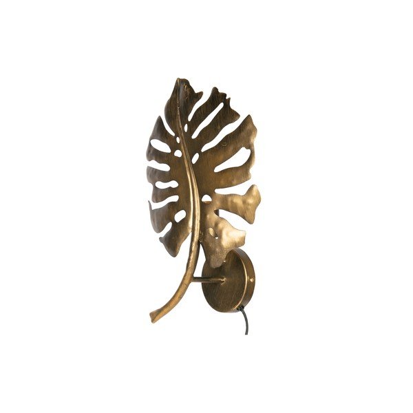 Kuldne antiikmessingist seinalamp Leaf - BePureHome-image-1