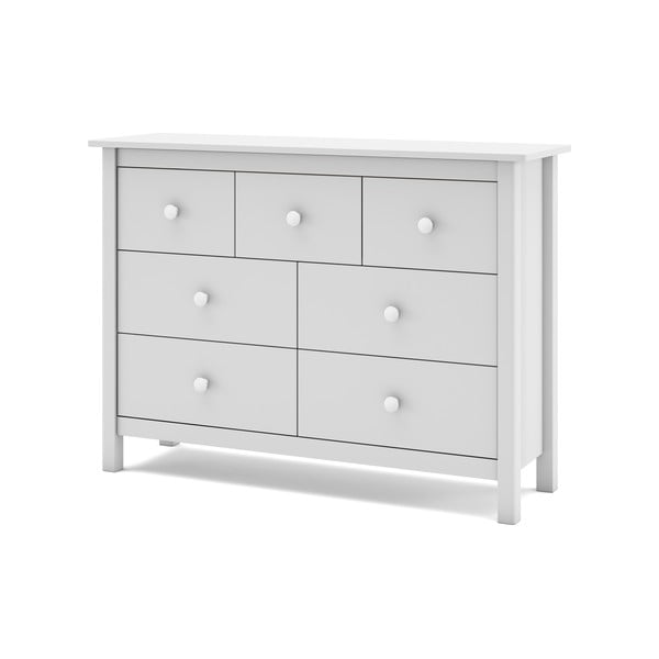 Valge madal mändist lastekapp 110x80 cm Max - Marckeric-image-4