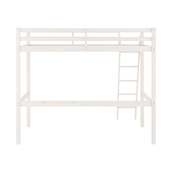 Valge tõstetud voodi, mis on valmistatud männipuidust Alpi2 - Støraa-image-3