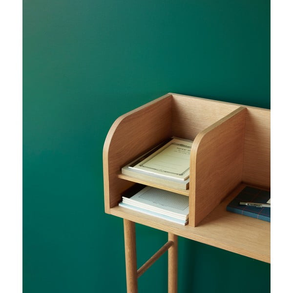 Töölaud tammepuust 37x84 cm Archive - Hübsch-image-2