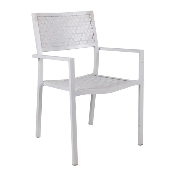 Bílá zahradní židle Crido Consulting Biko