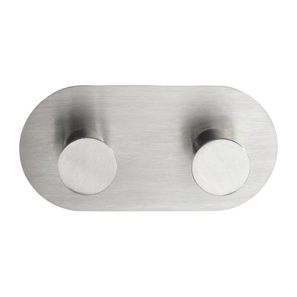 Kahekordne isekinnituv seinakonks hõbedases Duo värvitoonis Cona - Wenko-image-2