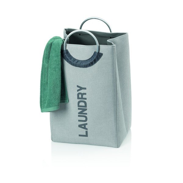 Hall tekstiilist pesukorv Palma - Kela-image-1