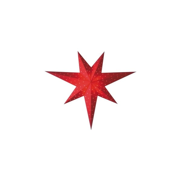 Dekorativní hvězda Twinkle Red, 60 cm