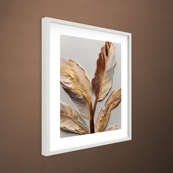 Trükitud pilt raamiga 40x50 cm Golden Strelitzia - Styler-image-3