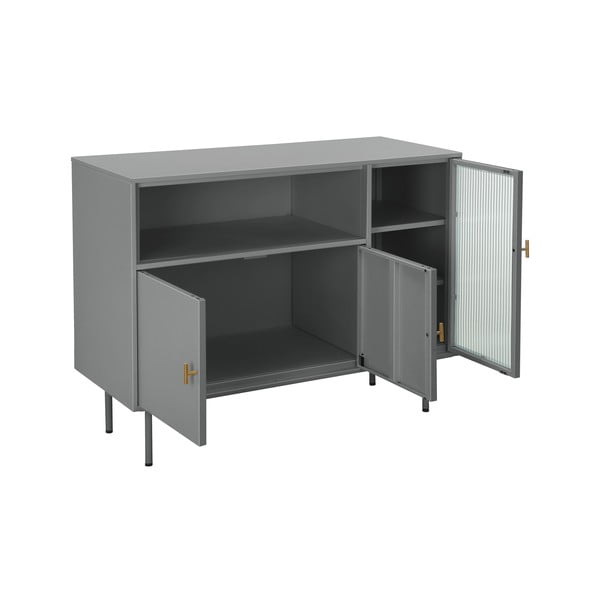 Hall metallist vitriinkapp 104x80 cm Rosalie - Støraa-image-3