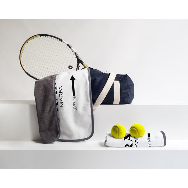 Must-valge mikrokiud rätik 45x70 cm Prada - Really Nice Things-image-1