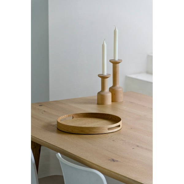 Ümmargune puidust kandik, ø 30,8 cm Busboy - Wireworks-image-1