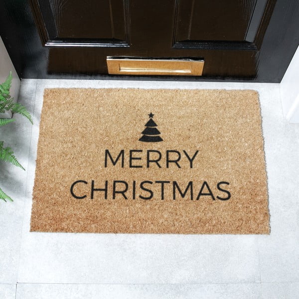 Jõulumotiiviga kookoskiududest matt 40x60cm Merry Christmas – Artsy Doormats-image-3