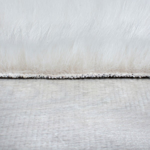 Valge sünteetiline karusnahk vaip 160x230 cm Alpine Faux Fur - Flair Rugs-image-4