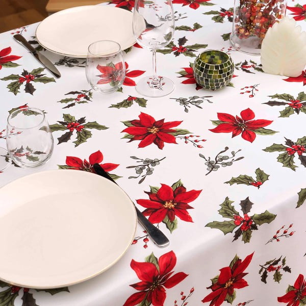 Jõulumotiividega laudlina 150x240 cm Amaryllis - douceur d'intérieur-image-1