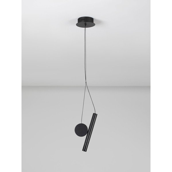 Matt must alumiiniumist LED-rippvalgusti ø 23,5 cm Vero - Nova Luce-image-3