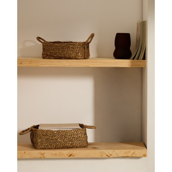 Vesihüatsindist korvid 2tk komplektis 34x24x19 cm Milly - Kave Home-image-1