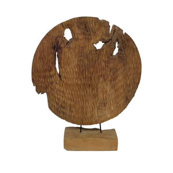 Dekorace  z teakového dřeva HSM collection Garit, ⌀ 50 cm