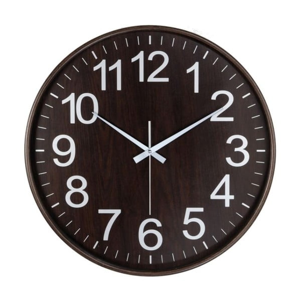 Nástěnné hodiny Dark Wood Classic, 53 cm