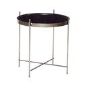 Must peegelpinnaga hoiulaud Dorotea, ø 43 cm - Hübsch