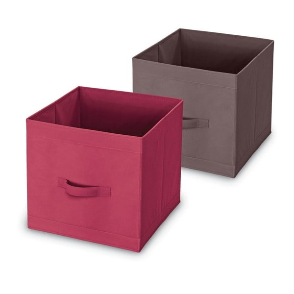 Sada 2 úložných boxů Domopak Cube