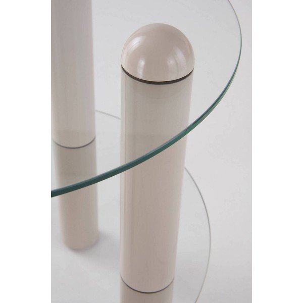 Klaasist ümmargune abilaud ø 48 cm Egan - Jotex-image-2