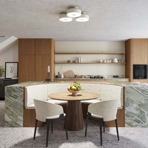 Kreem laevalgusti ø 30 cm Blacko - Sollux-image-2