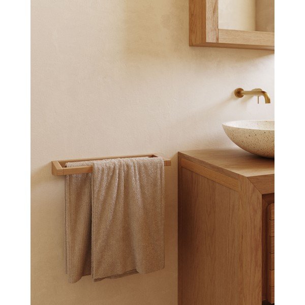 Puidust käterätiku hoidja Vedel - Kave Home-image-1