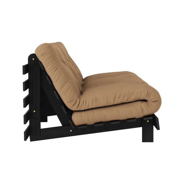 Pruun diivanvoodi 160 cm Roots Black Night - Karup Design-image-4