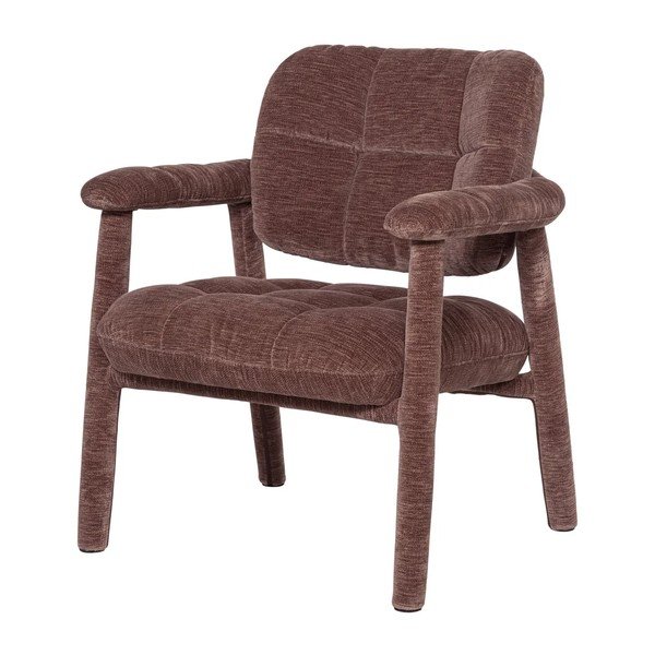 Antiikroosa šenill-tugitool Loom - WOOOD