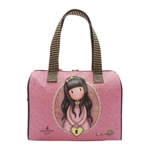 Růžová dětská kabelka do ruky Gorjuss Secret