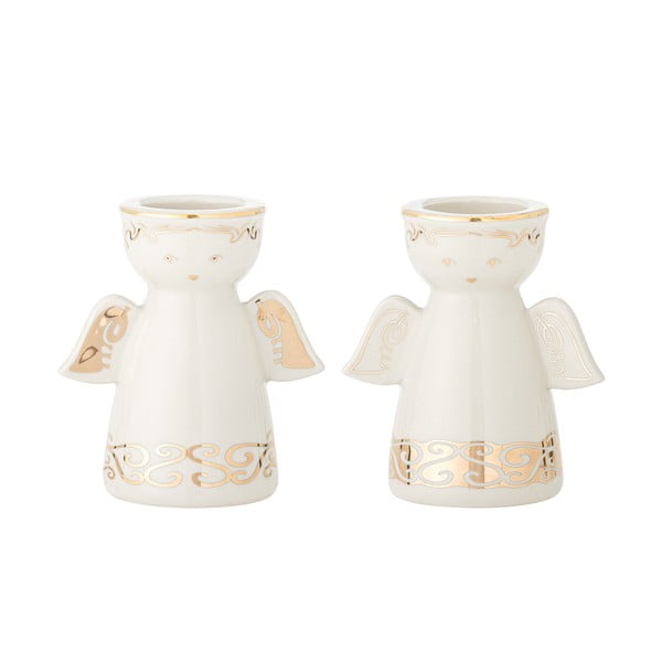 Keraamilised küünlajalad teeküünalde jaoks, 2 tk komplektis Faella - Bloomingville