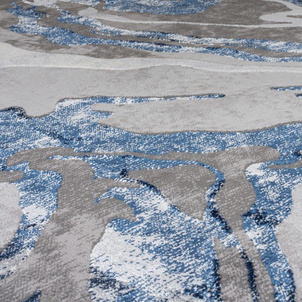 Sinine-hall vaip 80x150 cm Marbled - Flair Rugs-image-4