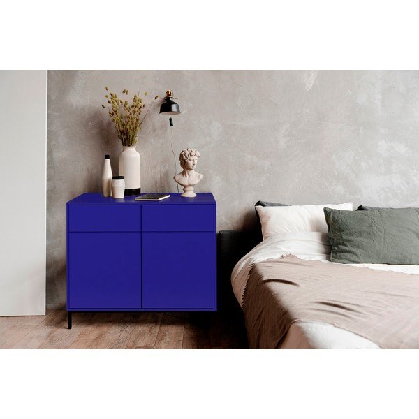 Sinine madal kummut 90x84 cm Wilson - Really Nice Things-image-1